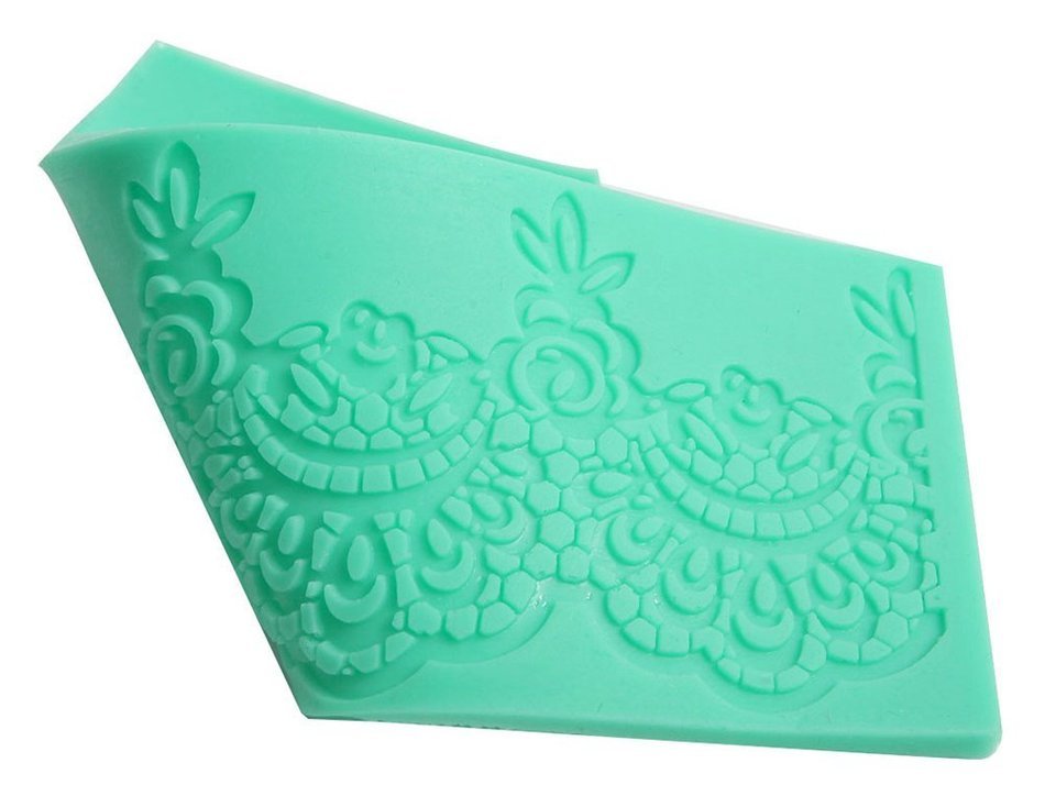 C-Pioneer Style Silicone Lace Cake Fondant Mold Mould Decoration Mat High Quality (6) N3