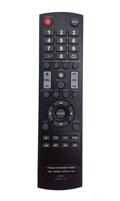 New Remote Controller LCDTV LC-RC1-16 LCRC116 fit for SHARP LC-50LB370U LC-32LB370U LC-32LB370 LC-32LB261U LC-... N2