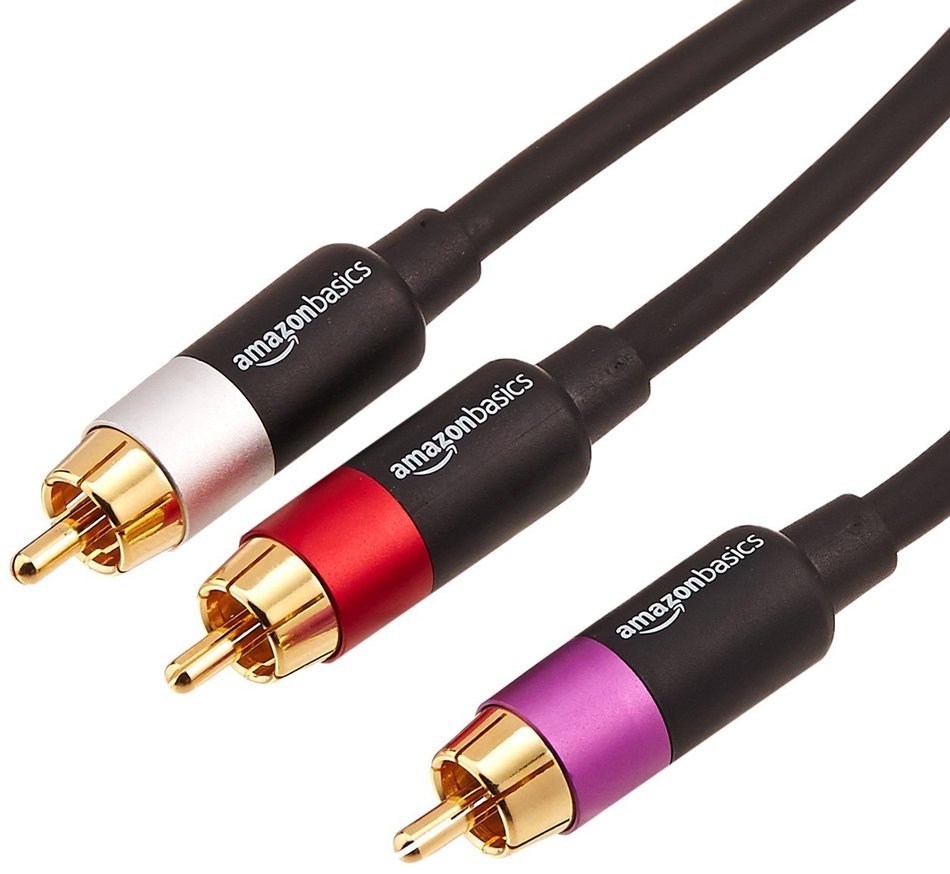 AmazonBasics 2-Male to 2-Male RCA Audio Cable - 15 Feet N26