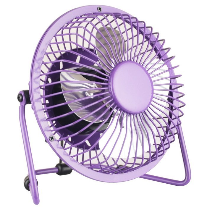 HOTGEE(TM) USB Mini Desk Cooler Fan Quietness Metal Computer Laptop PC Plug Charger Fans with Nail Dust Collector... N6