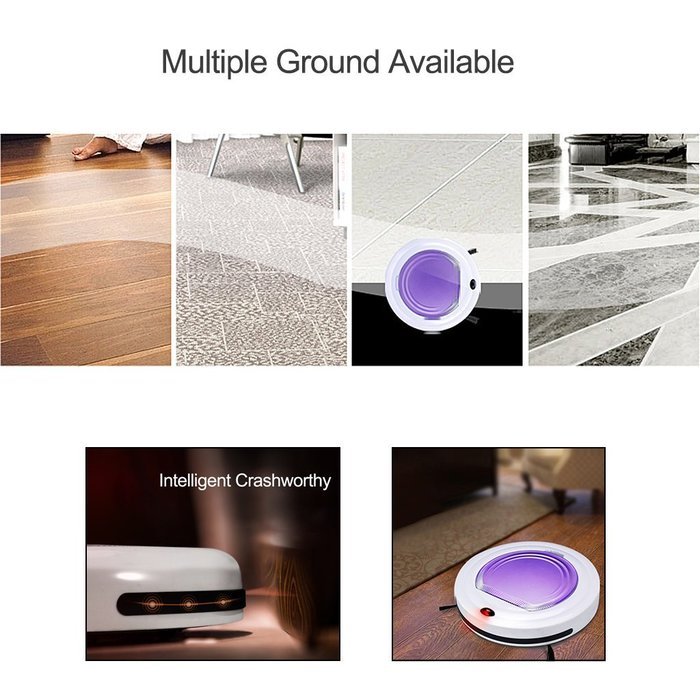 Vacuum Cleaning Robot, YIFENG Magic Cleaning Sweeper with Remote Control for Home, Household Cleaning N2