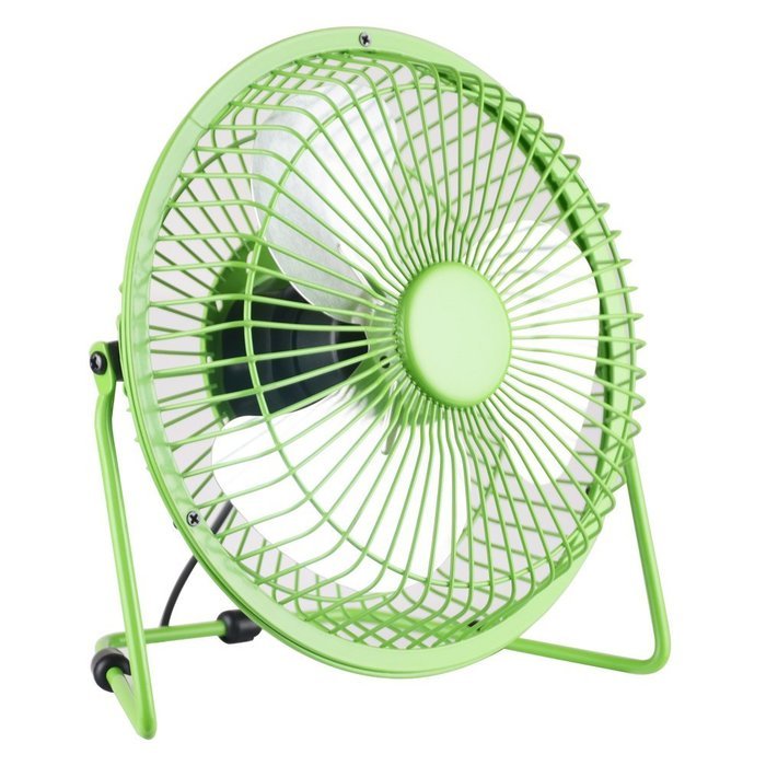 HOTGEE(TM) USB Mini Desk Cooler Fan Quietness Metal Computer Laptop PC Plug Charger Fans with Nail Dust Collector... N10