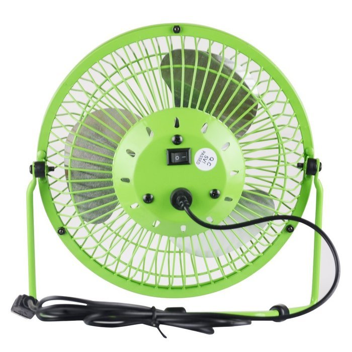 HOTGEE(TM) USB Mini Desk Cooler Fan Quietness Metal Computer Laptop PC Plug Charger Fans with Nail Dust Collector... N11