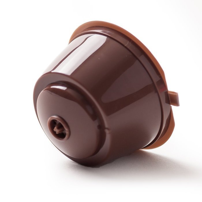 Refillable Nescaf&eacute;&reg; Dolce Gusto Capsule (1-pack with Bonus Coffee Spoon) | Compatible with Mini Me, Genio, Piccolo...