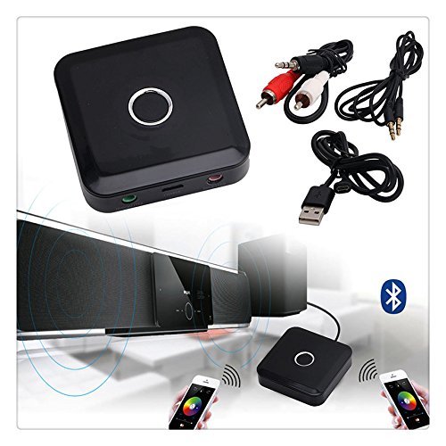 Delight eShop 1pcs Bluetooth 4.0 Transmitter, 3.5mm Stereo Audio Adapter, Wireless Bluetooth Audio Transmitter... N7