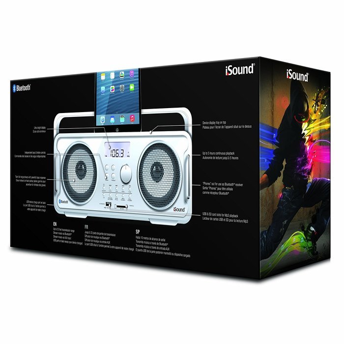iSound BT-4000 Wireless Boombox (red) N10