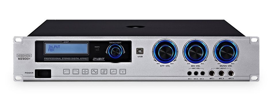 GDHD M2300+ Professional Karaoke Mixing Amplifier 300W Each Channel