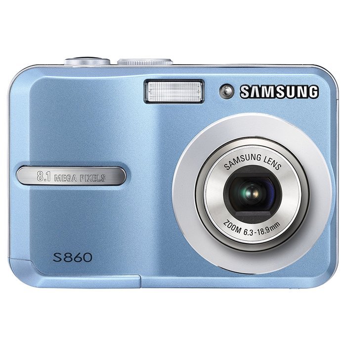Samsung S860 8.1MP Digital Camera with 3x Optical Zoom (Pink) N4