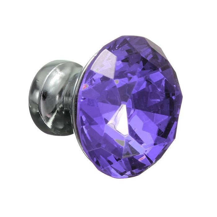 KINGSO 10pcs Crystal Glass Cupboard Wardrobe Knob Door Cabinet Drawer Pull Handle 30mm N16