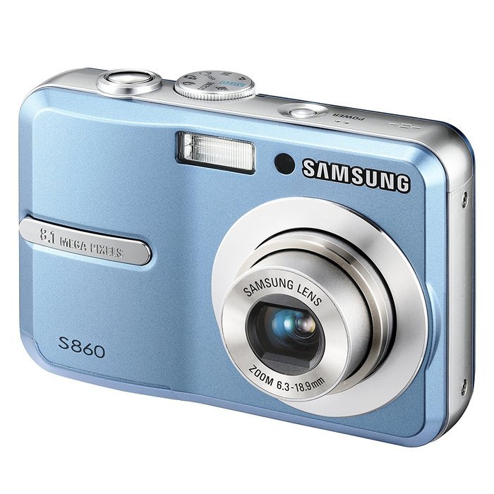 Samsung S860 8.1MP Digital Camera with 3x Optical Zoom (Pink) N6