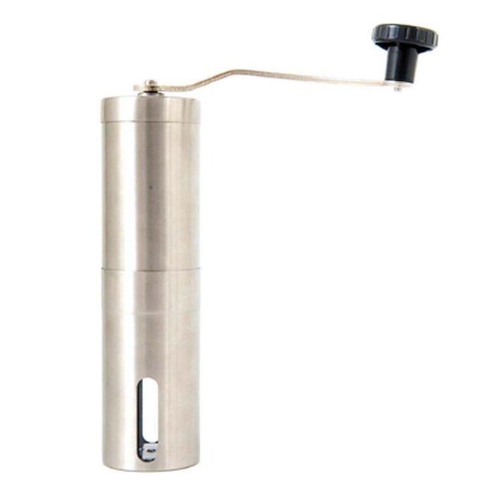Boduo Manual Coffee Grinder | Conical Burr Mill for Precision Brewing | Brushed Stainless Steel N3