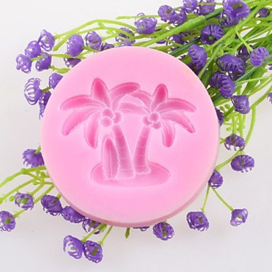 Y&XL&H Coconut Tree Fondant Cake Chocolate Silicone Molds,Decoration Tools Bakeware