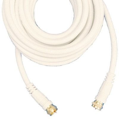 GE 23508 RG59 Coaxial Video Cable (White, 100 Feet) (Discontinued by Manufacturer)