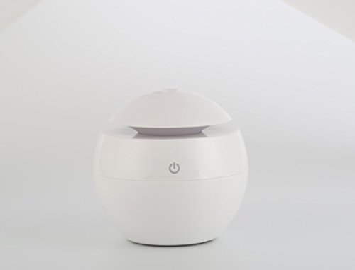 Humidifier Aromatherapy Aroma Essential Oil Diffuser for Aromatherapy Ultrasonic Cool Mist Humidifier 130ml (dark... N3