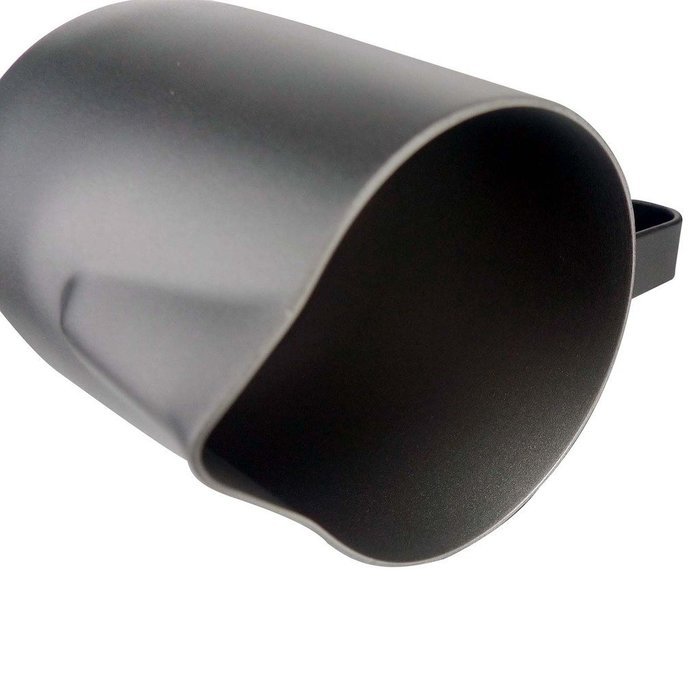 MING 600ML Non-stick Stainless Steel Latte Espresso Cappuccino Milk Jug Frothing Pitcher - Black N3