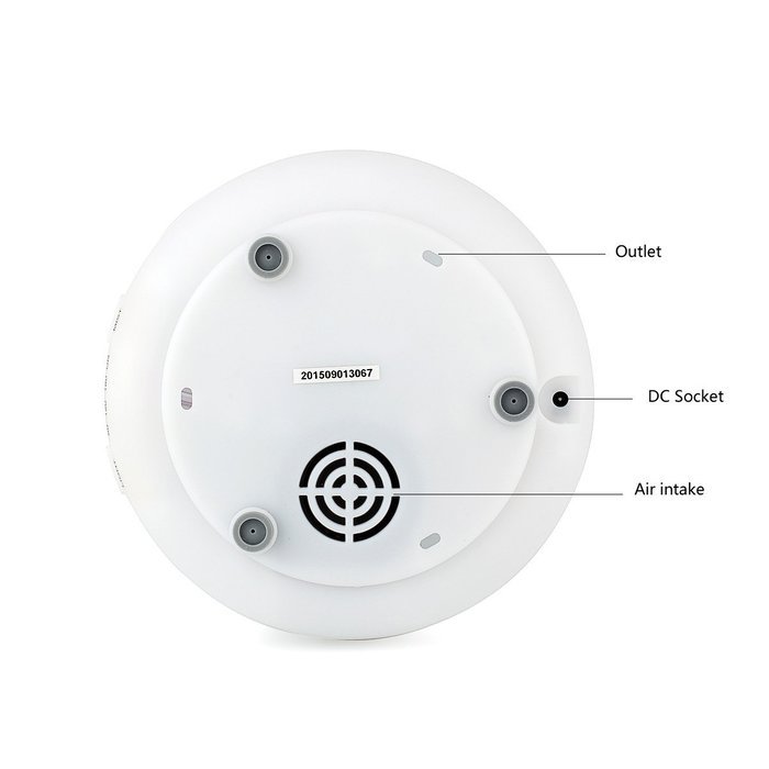 BZONE 250ML Ultrasonic Air Humidifier Diffuser Color Changing LED Lights Cool Mist Humidifier Aroma Essential... N6