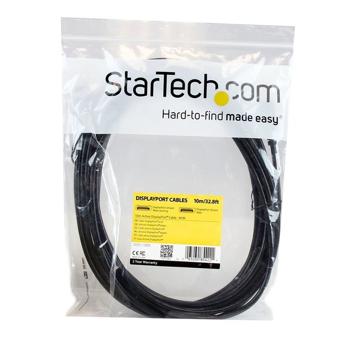StarTech.com DISPLPORT35L 35-Feet DisplayPort Cable with Latches - M/M N7