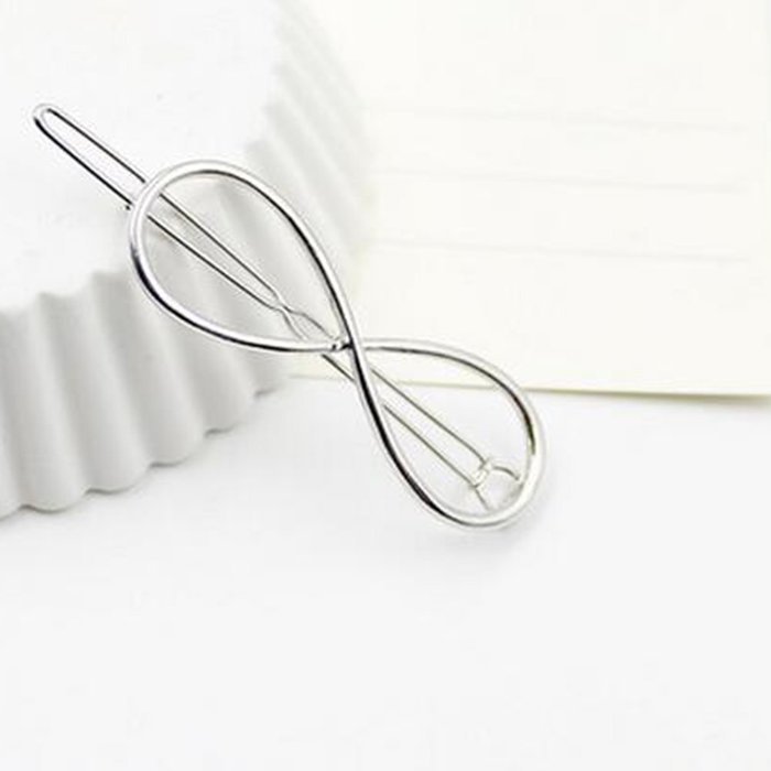 Yaheeda 4pcs Women Hair Clip Clamps Accessories,Barrette Gold Silver Metal Hair Clip Headband N19