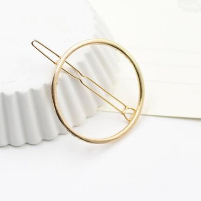 Yaheeda 4pcs Women Hair Clip Clamps Accessories,Barrette Gold Silver Metal Hair Clip Headband N20