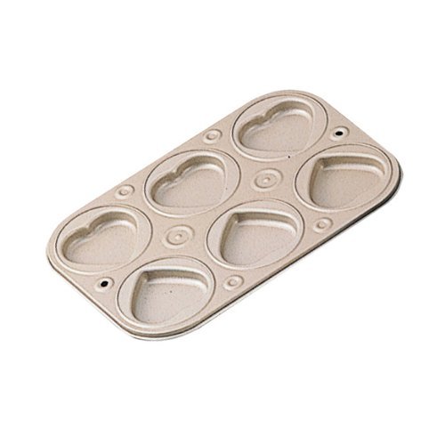 Teflon select muffin pan cake mold heart-shaped