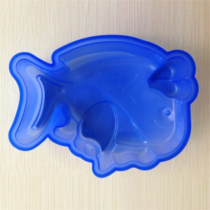 FLY 2PCS Whale Fish Shape Silicone Cake Pans Baking Mold N2