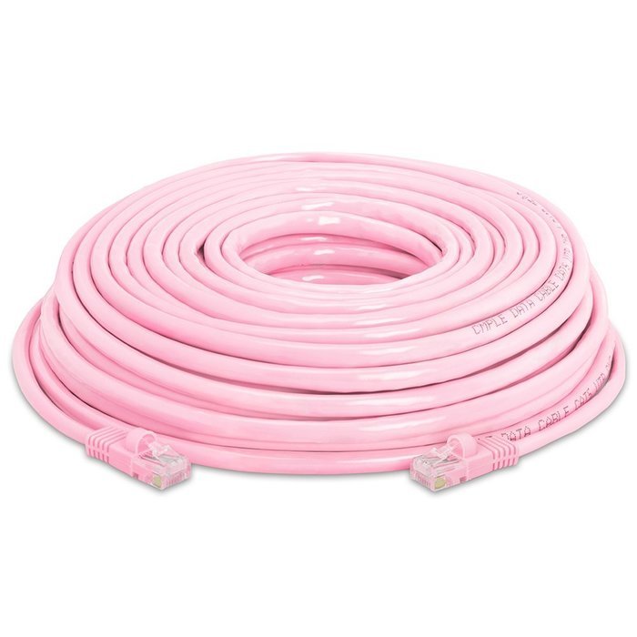 Cmple - RJ45 CAT5 CAT5E ETHERNET LAN NETWORK CABLE -75 FT White N50