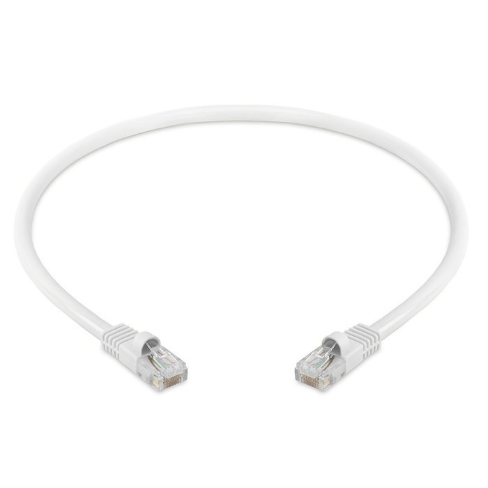 Cmple - RJ45 CAT5 CAT5E ETHERNET LAN NETWORK CABLE -75 FT White N53