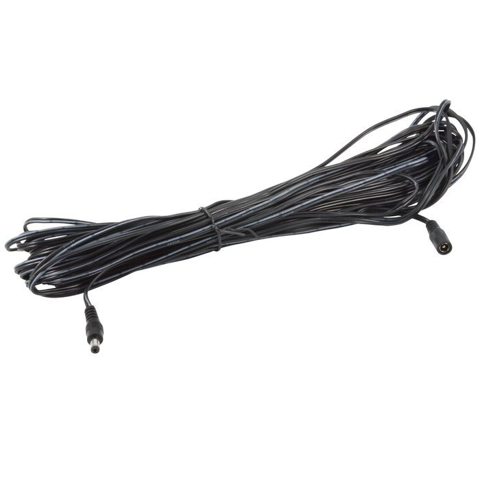 JacobsParts DC Power Extension Cable 12 Feet 5.5mm x 2.1mm Male Female Cord, 20AWG N2