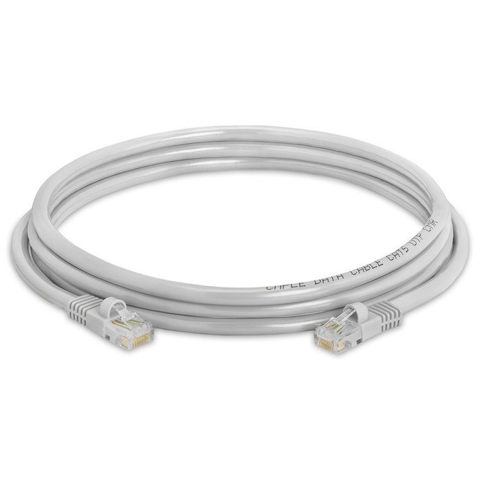 Cmple - RJ45 CAT5 CAT5E ETHERNET LAN NETWORK CABLE -75 FT White N61