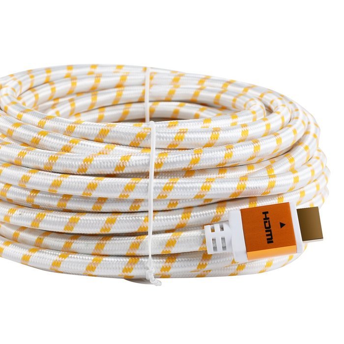 Super HD 4kx2k Ultra 2.0V HDMI Cable Support 3D, Ethernet, 1080P and Audio Return Channel(ARC), 50 Feet - Golden N8