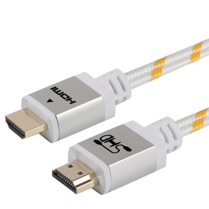 Super HD 4kx2k Ultra 2.0V HDMI Cable Support 3D, Ethernet, 1080P and Audio Return Channel(ARC), 50 Feet - Golden N10