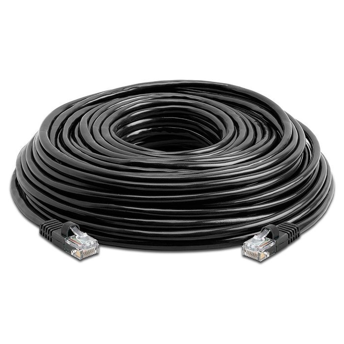Cmple - RJ45 CAT5 CAT5E ETHERNET LAN NETWORK CABLE -75 FT White N65
