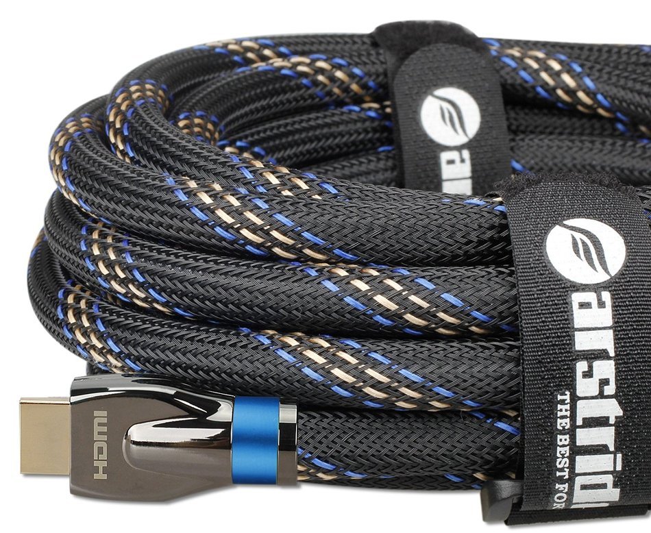 FARSTRIDER HDMI Cable 2.0 Ultra High Speed 3 Feet (1 Meters), Supports Ethernet, 3D, 2160P, 4k, 24AWG, CL3, 25K... N8