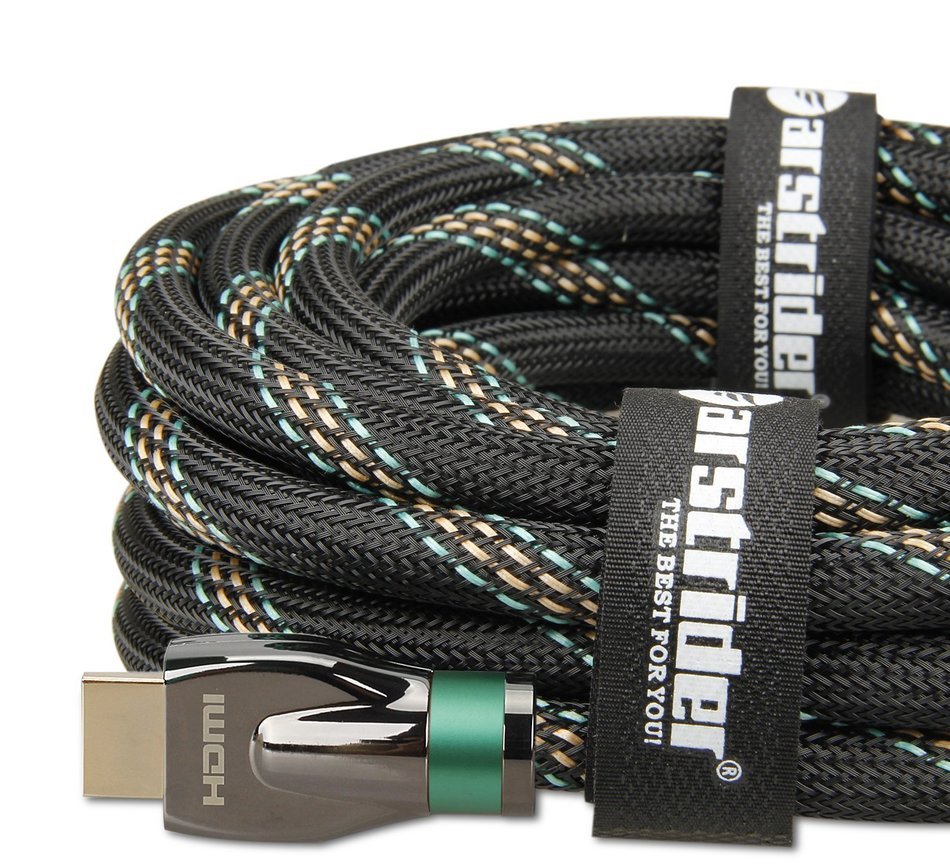 FARSTRIDER HDMI Cable 2.0 Ultra High Speed 3 Feet (1 Meters), Supports Ethernet, 3D, 2160P, 4k, 24AWG, CL3, 25K... N11
