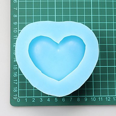 Y&XL&H The heart-shaped rose Clay Resin Jewelry Box Chocolate Silicone Molds,Decoration Tools Bakeware