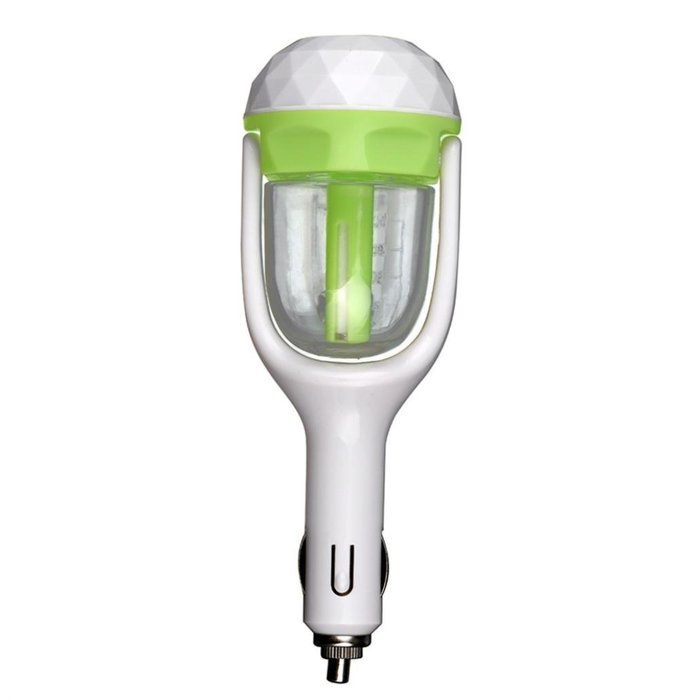 Alonea Auto Mini Car USB Humidifier Air Purifier Freshener Travel Car Portable (Green) N3