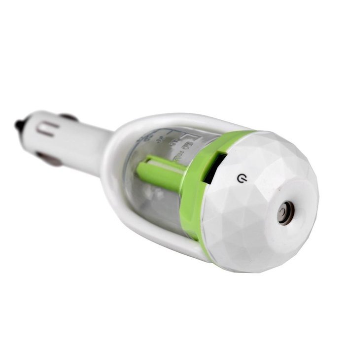 Alonea Auto Mini Car USB Humidifier Air Purifier Freshener Travel Car Portable (Green) N4