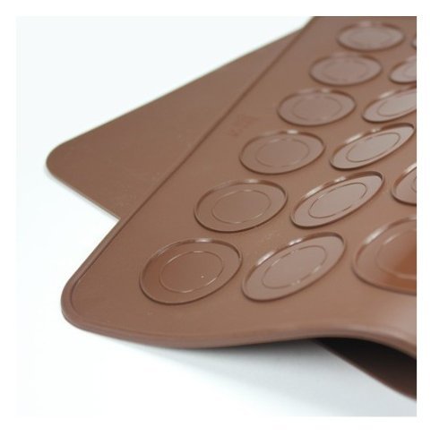 Autek 48 cycle Silicone Macaron Macaroon Pastry cake Baking Mat+Decoration Pen Set(3DMold-63) N3