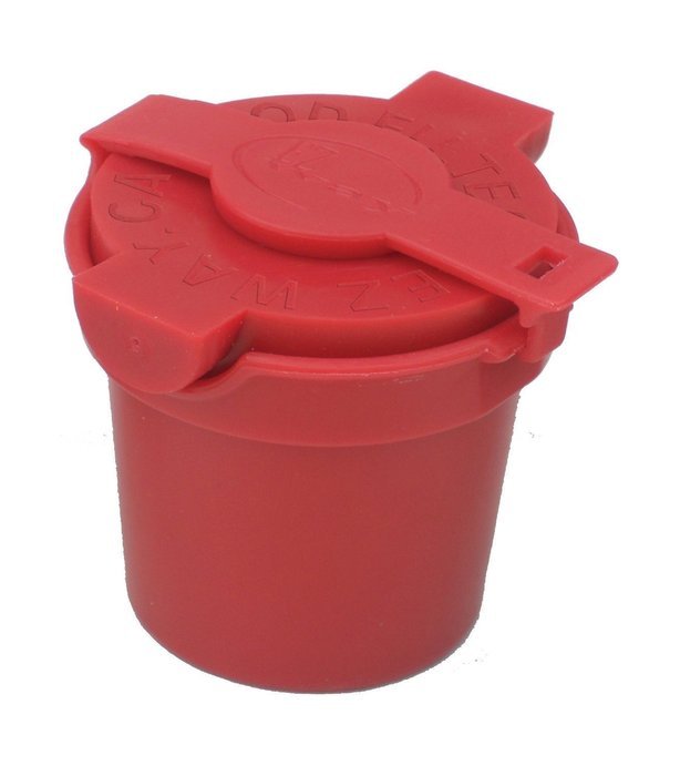 Ez Way Pod Refillable Filter, K-cup, Filter for Keurig, Reusable Keurig Brewer. 1-count (Red)