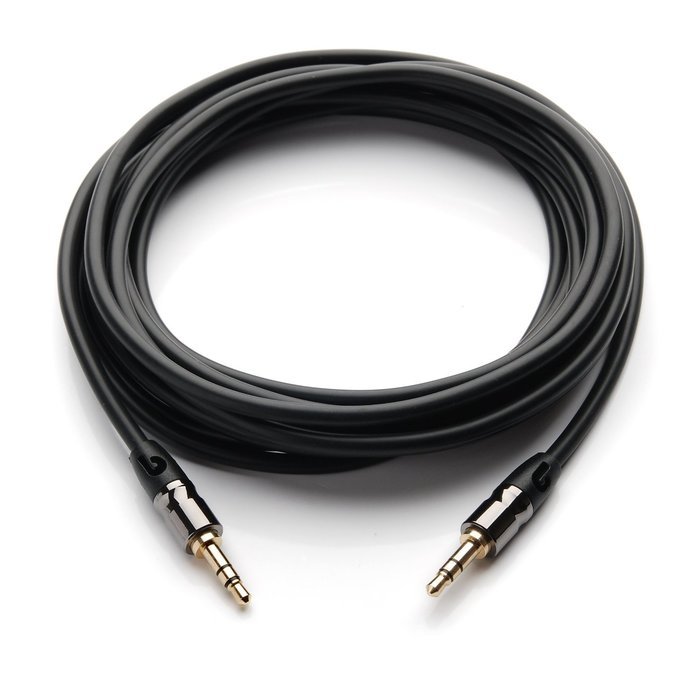 PlugLug - 4FT 3.5mm Male to Female Premium Auxiliary Audio Cable for Headphones, iPods, iPhones, iPads, Home /... N32