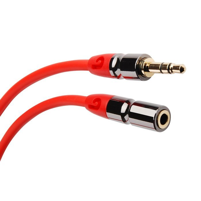 PlugLug - 4FT 3.5mm Male to Female Premium Auxiliary Audio Cable for Headphones, iPods, iPhones, iPads, Home /... N37
