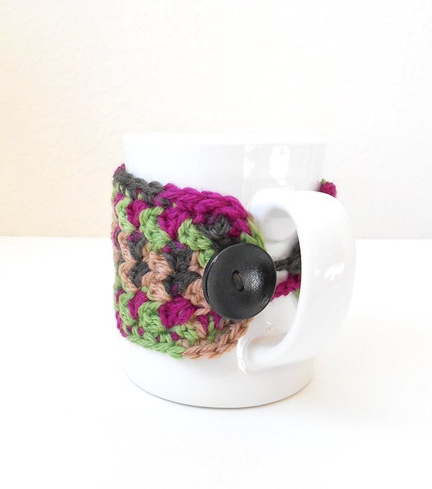 Crochet Coffee Mug Cozy, Cup Cosy, Tea Mug Sweater