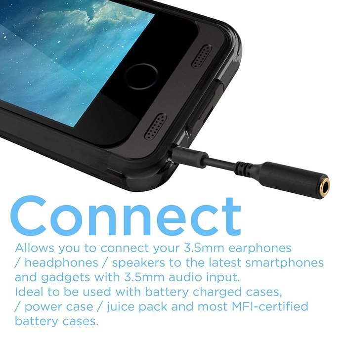 3x 3.5mm Male to 3.5mm Female Extension Cable Headset Audio Jack Extender Adapter for Battery Charger Case, iPhone... N4