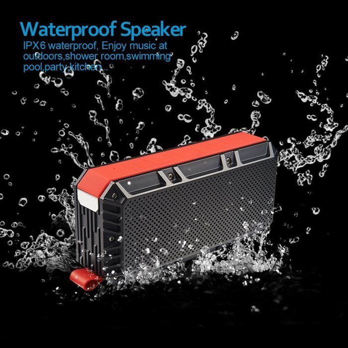 SENWOW Bluetooth 4.0 Portable Wireless Speaker, 10W Output Power With Enhanced Bass, IPX6 Waterproof, Build In... N4
