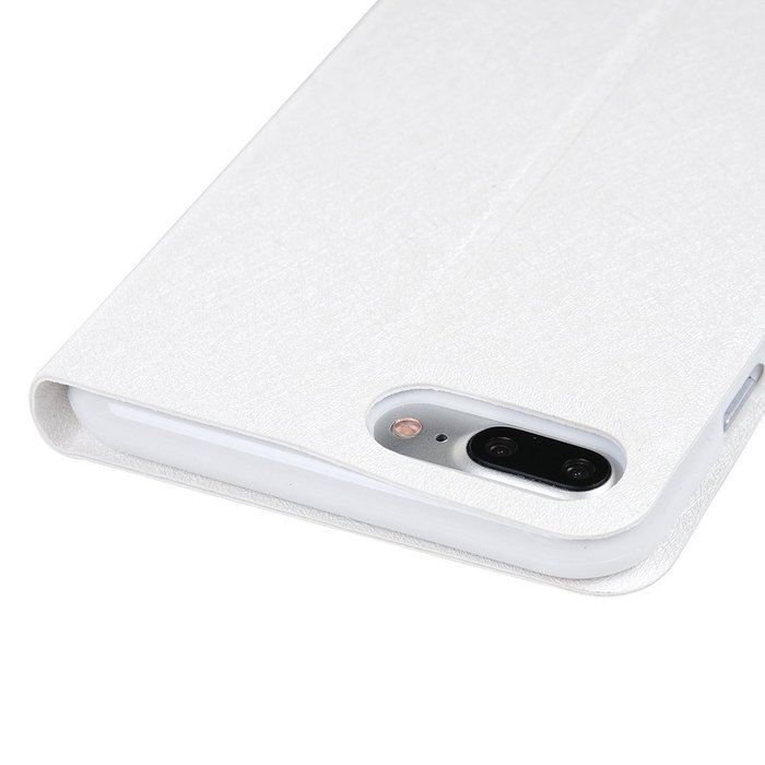 iPhone 7 Plus Case (5.5 inch) - Book Style Flip Stand Silk Pattern Wallet Case Magnetic Smart Closure PU Leather... N3