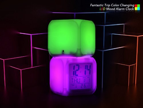 Fantastic Trip Color Changing LED Mood Alarm Clock N2