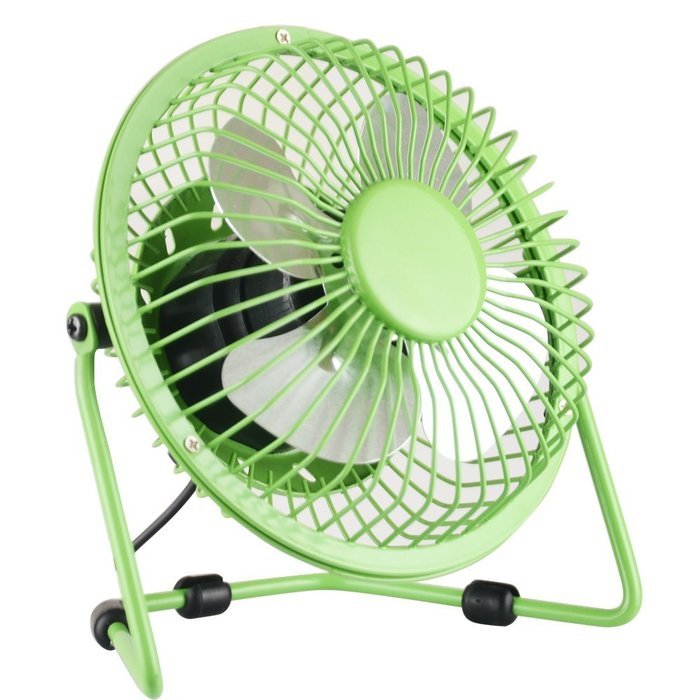 HOTGEE(TM) USB Mini Desk Cooler Fan Quietness Metal Computer Laptop PC ...