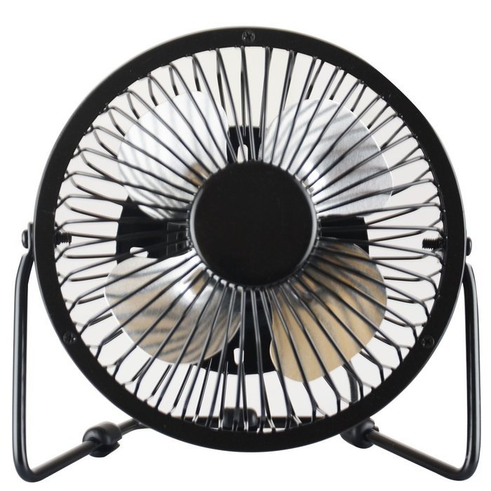 HOTGEE(TM) USB Mini Desk Cooler Fan Quietness Metal Computer Laptop PC Plug Charger Fans with Nail Dust Collector... N18