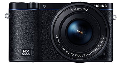 Samsung NX3300 Smart Digital Camera with 16-50mm f/3.5-5.6 OIS Power Zoom Lens (Black) N9