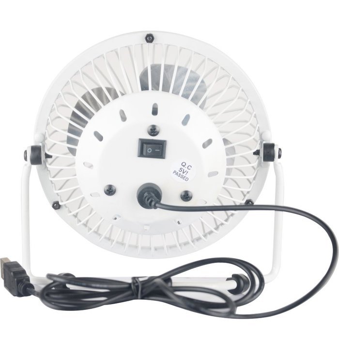 HOTGEE(TM) USB Mini Desk Cooler Fan Quietness Metal Computer Laptop PC Plug Charger Fans with Nail Dust Collector... N23
